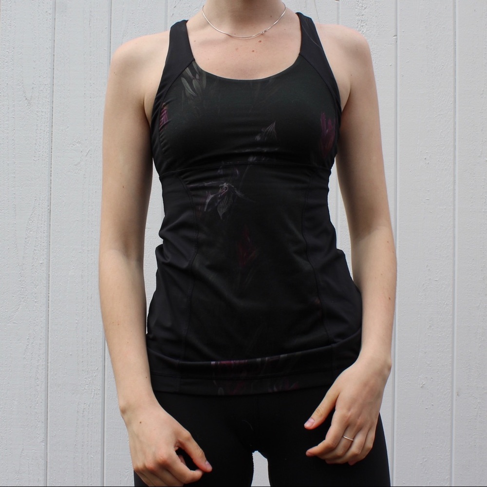 Lululemon Floral Racerback Tank